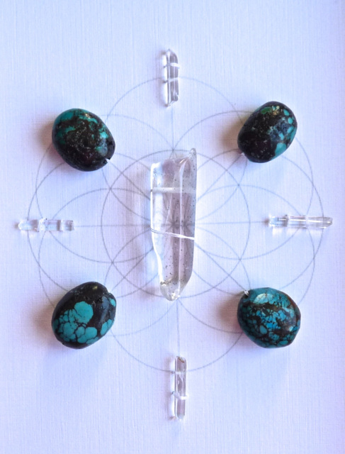 turquoise-crystal-grid-framed-crystal-grid-with-sacred-geometry